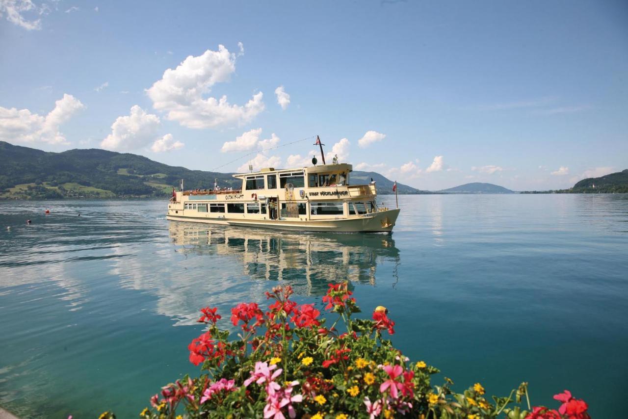 Appartement Predigstuhlblick Mit Indoorpool Und Sauna Bad Goisern am Hallstättersee Exterior foto